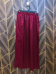 Women Silk Cord Set Baggy  | Shirt Chest 20 | Shirt Length 36 | Skirt Waist 32  | Skirt Length 41