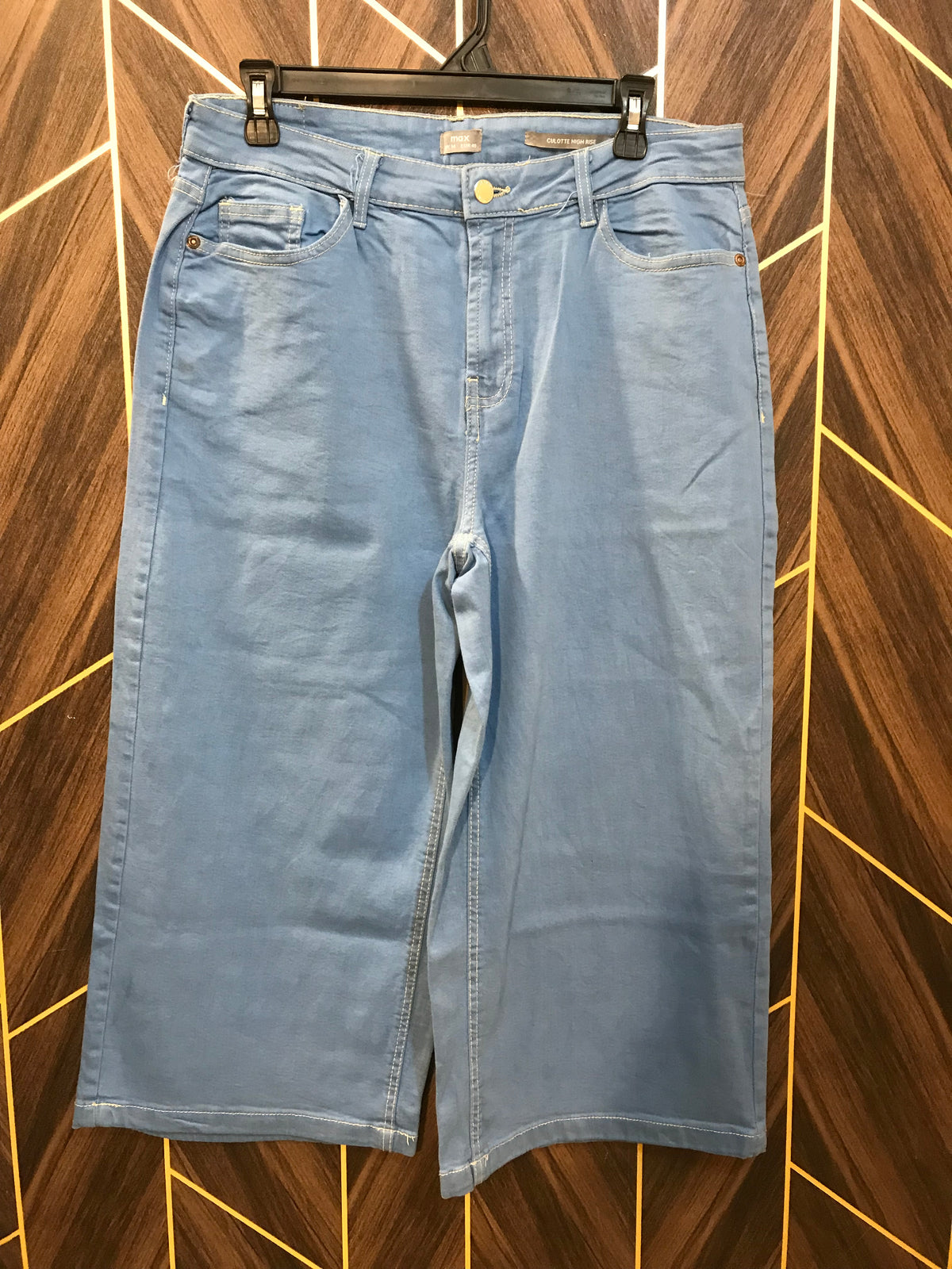 36 High Waist Wide Leg Capri