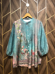 Western Top XLarge Chest 23 Length 26 Chiffon