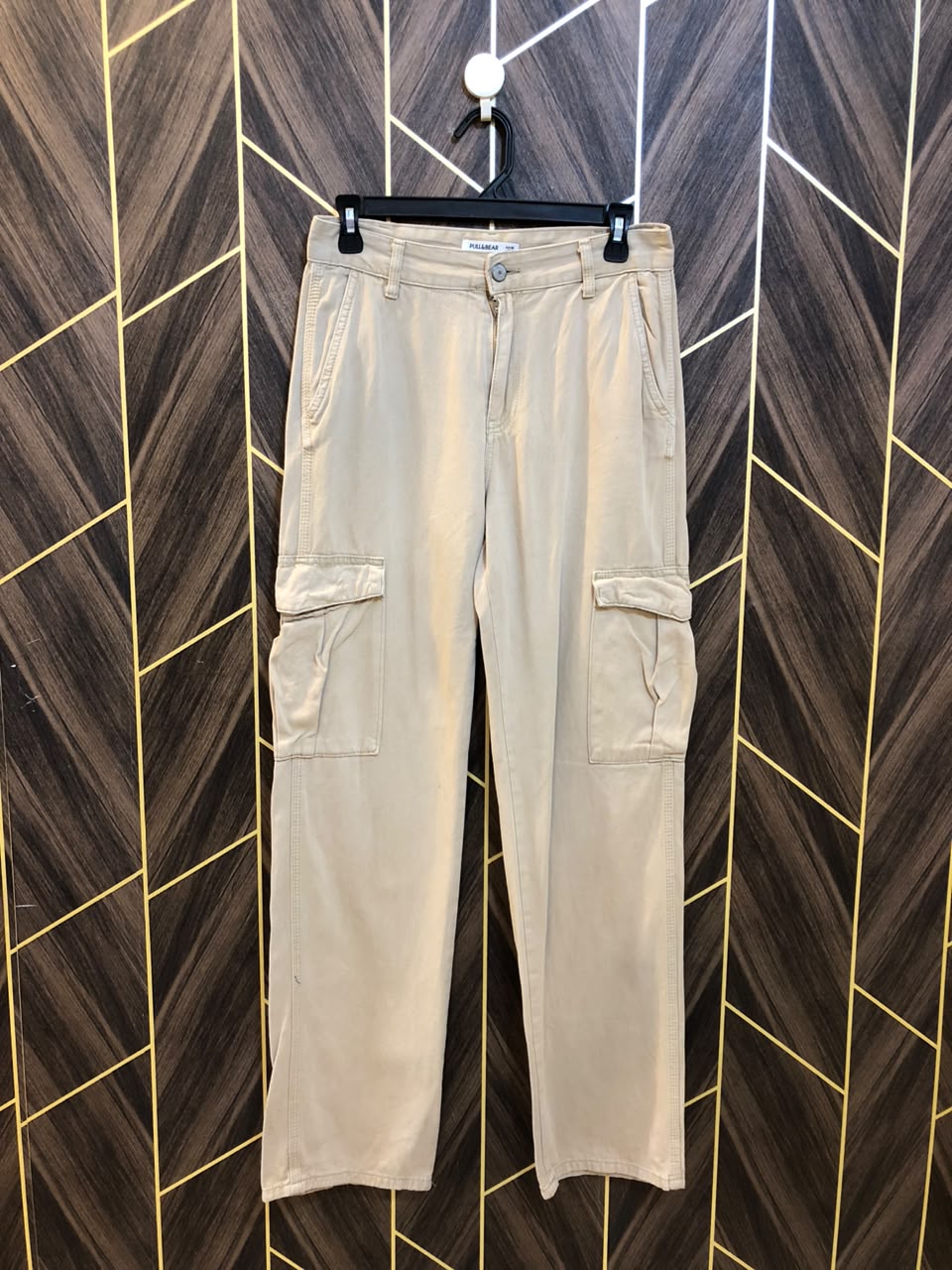 Women High Waist Wide Leg Cargo Jeans Medium | Waist 30 | Length 42