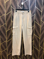 Women High Waist Wide Leg Cargo Jeans Medium | Waist 30 | Length 42