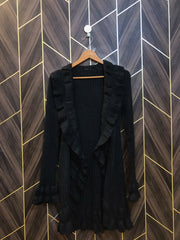 Women Wool Cardigan Sweater X Small | Size | Chest 17 | Length 34