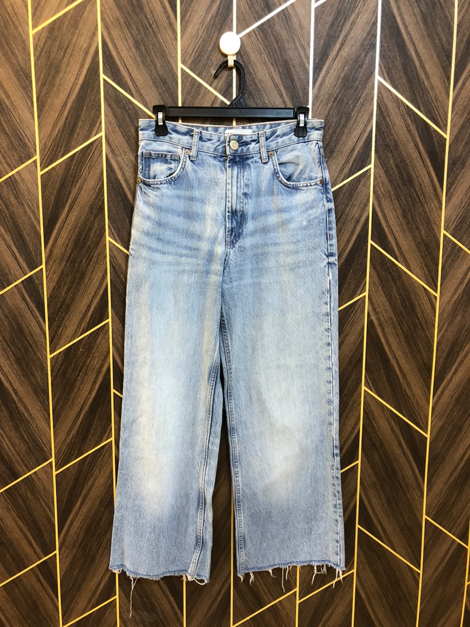 Women High Waist Wide Leg Jeans Small | Waist 28 | Length 37