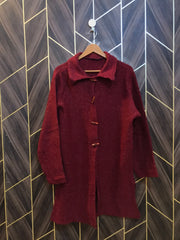 Women Wool Cardigan Sweater Large | Size | Chest 21 | Length 34