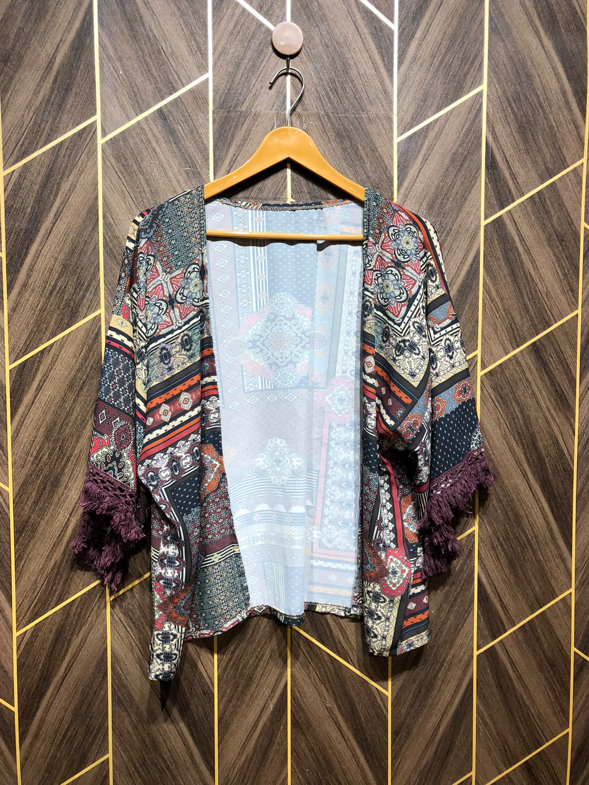 Western Top Chiffon – Medium Size  Length: 25) shrug