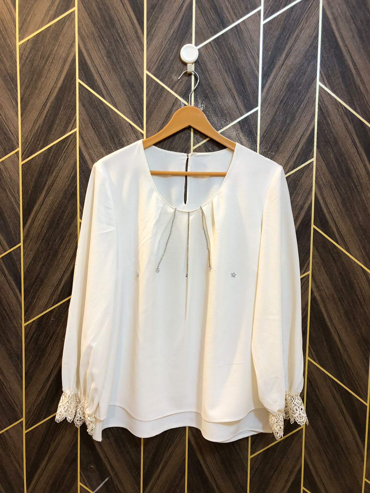 Western Top Chiffon – Large Size (Chest: 20, Length: 26 )
