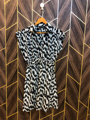 Mini Dress Linen Small Size Chest 18 Length 36
