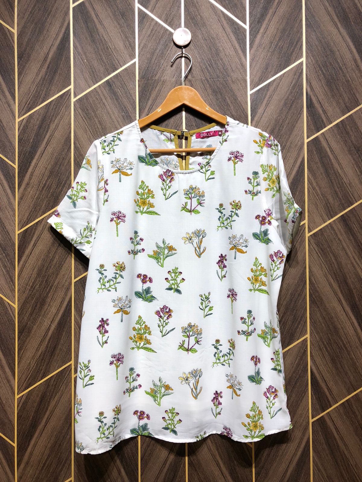 Western Top Chiffon – X-Large Size (Chest: 21, Length: 28 )