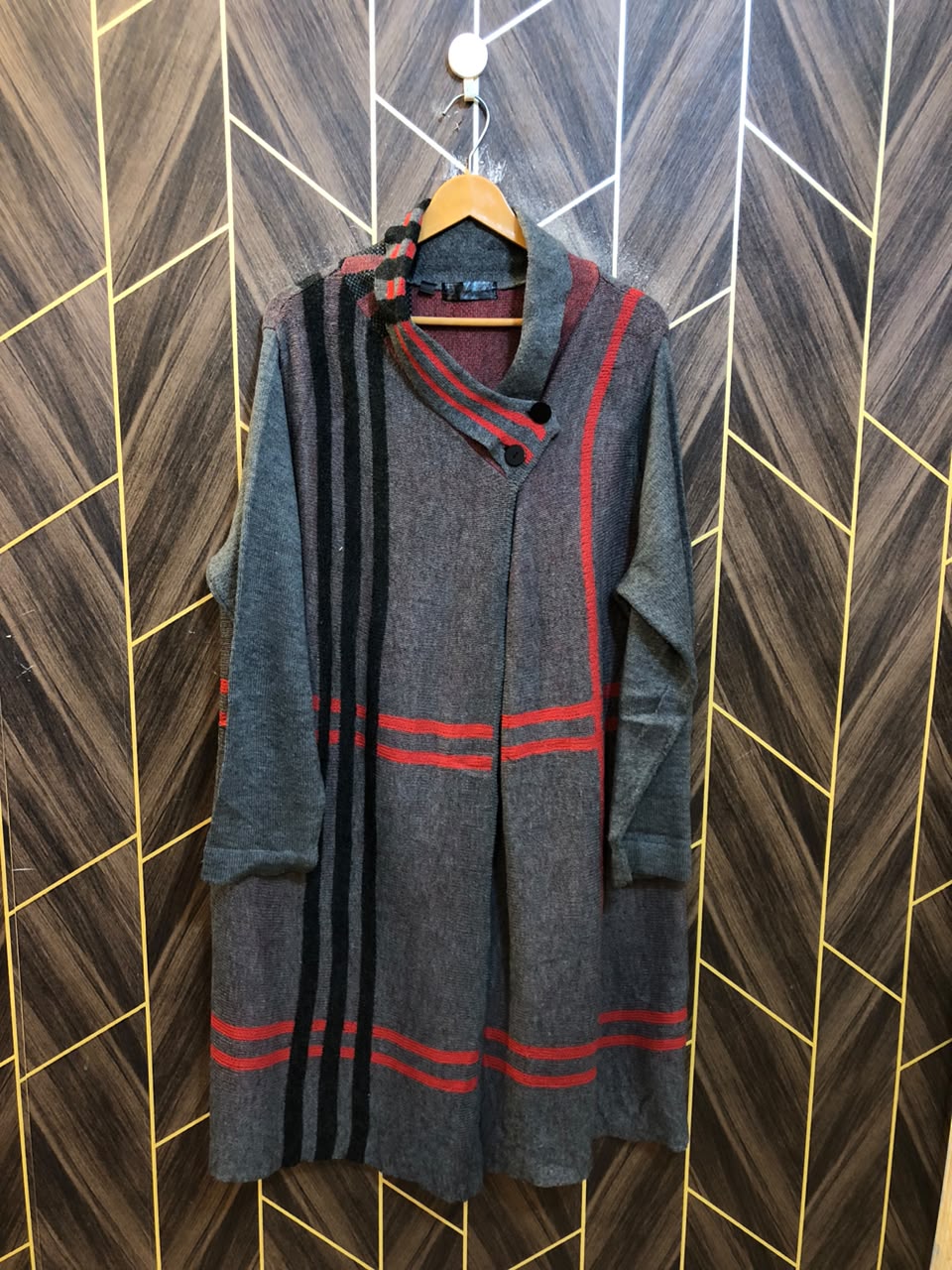 Women Wool Cardigan Sweater 2XL | Size | Chest 24 | Length 41