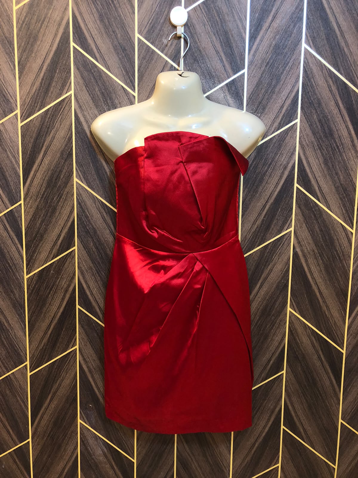 Mini Dress Silk X Small Size Chest 16  Length 33