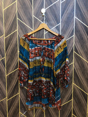 Western Top Chiffon (See Through) – Large Size (Chest: 20, Length: 31)