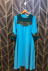 Western Long Maxi Chiffon Small | Size | Chest 18 | Length 47