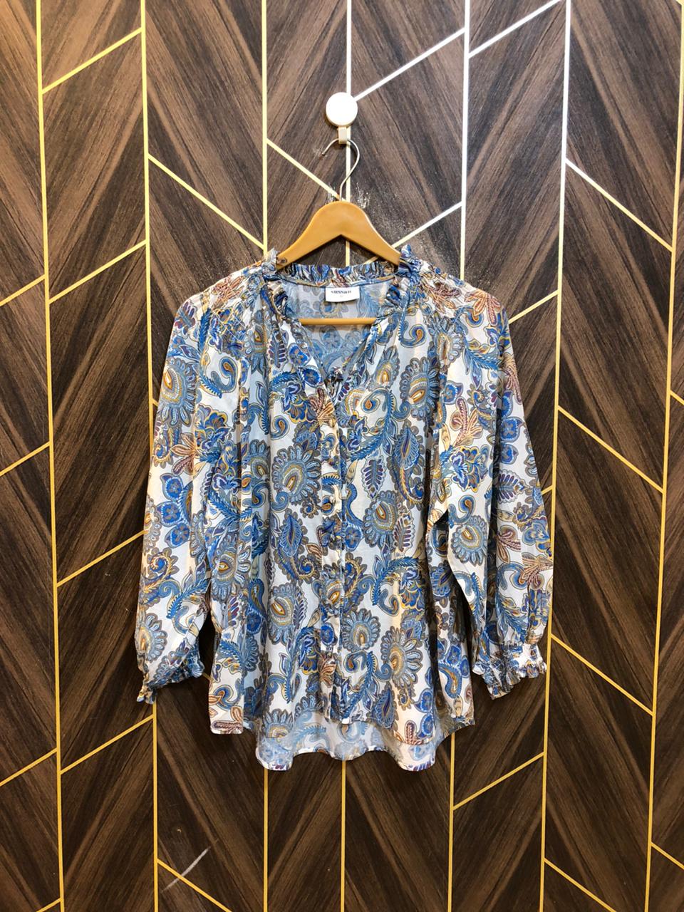 Western Top Chiffon – Large Size (Chest: 21 , Length: 25 )