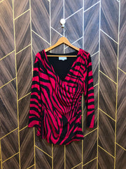 Mini Dress Jersey Medium Size Chest 19 Length 31