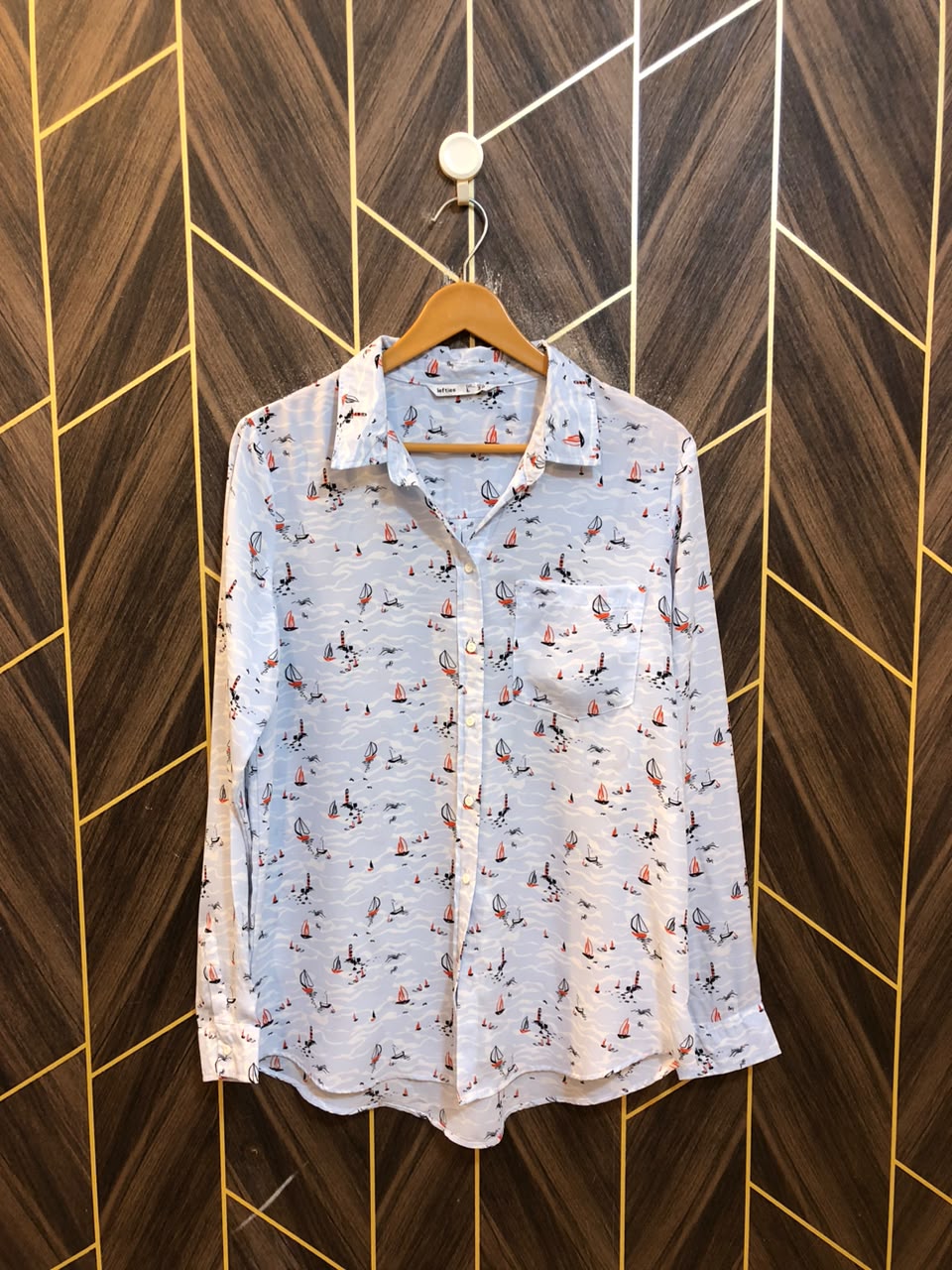Western Top Chiffon – Large Size (Chest: 20, Length: 29 )