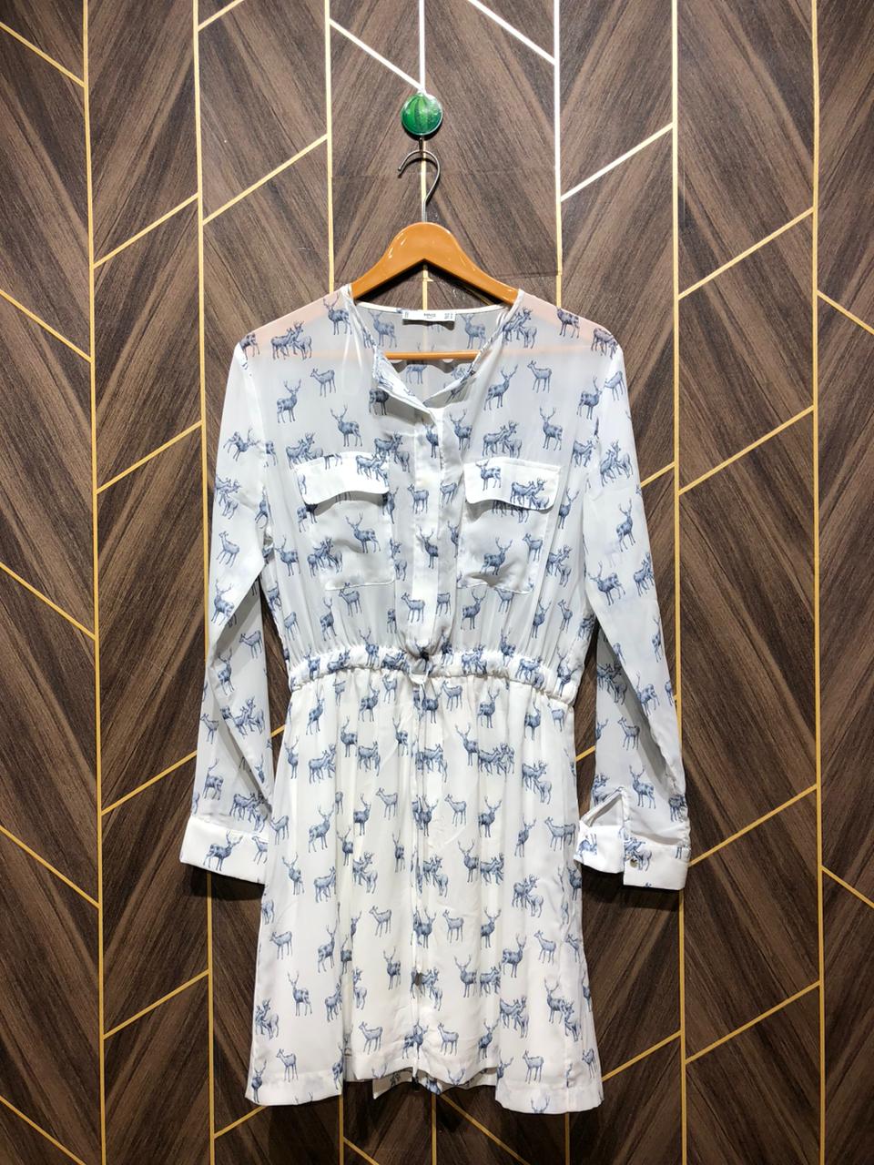 Western Top Chiffon – X-Large Size (Chest: 21, Length: 34 )