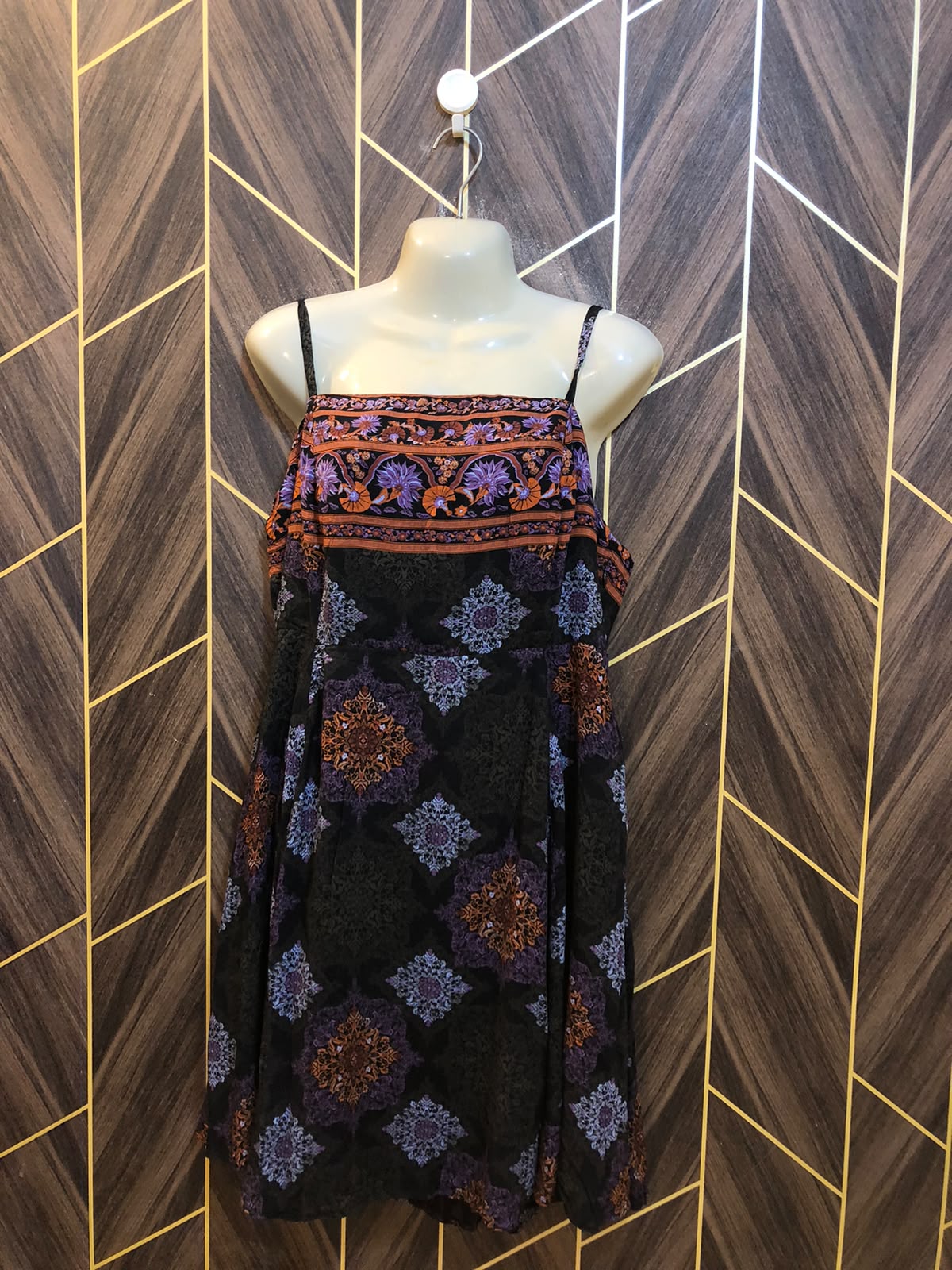 Mini Dress Linen Large Size Chest 21 Length 38