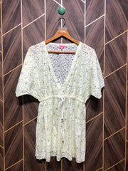 Mini Dress Net Large Size Chest 20 Length 30