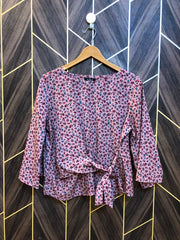 Trendy Linen CropTop Size Large