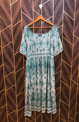 Western Long Maxi Linen Large | Size | Chest 20 | Length 50