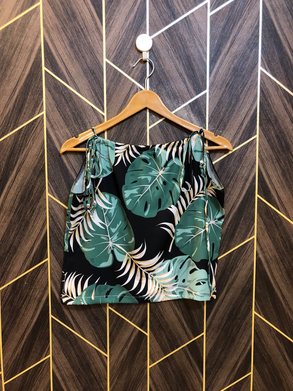 Trendy Chiffon CropTop Size Small