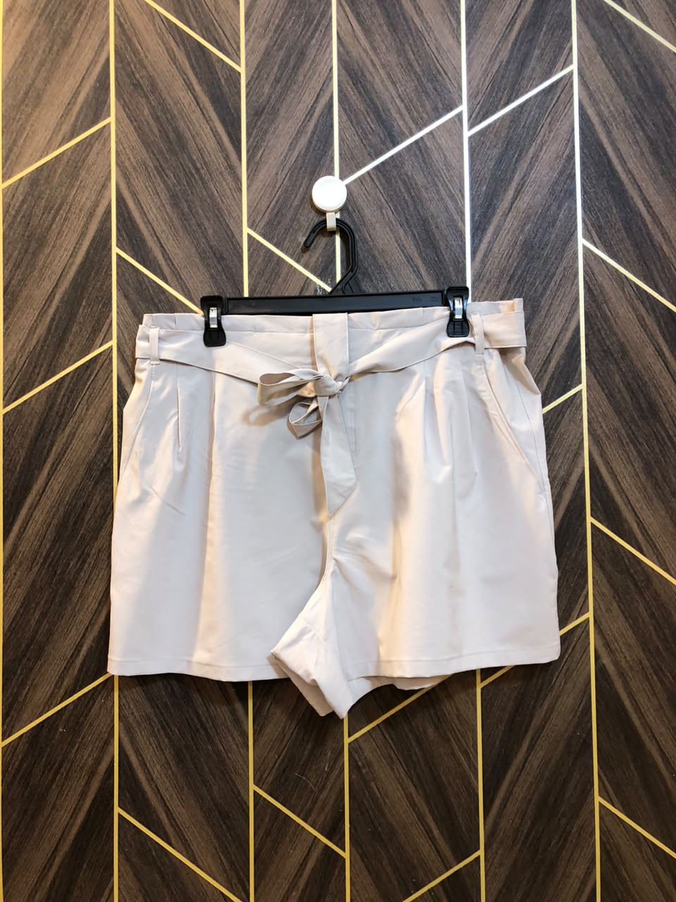 Women Mini Shorts Chiffon X Large | Size Waist 36