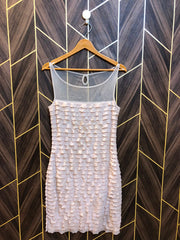 Mini Dress Net Jersey Small Size Chest 18 Length 38
