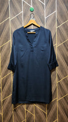 Women Long Shirt Silk jersey  Large | Chest 20 | Length 34