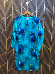 Women Silk Cord Set baggy  | Shirt Chest 17 | Shirt Length 41  | Skirt Waist 26 | Skirt Length 38