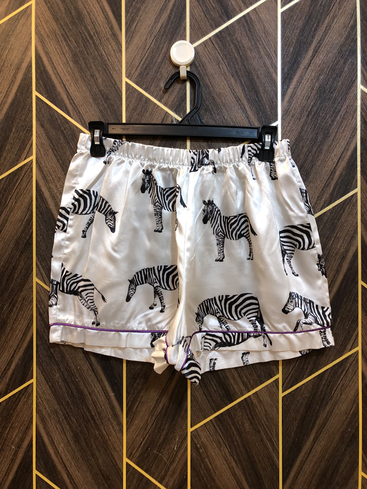 Women Mini Shorts Silk Small | Size Waist 28