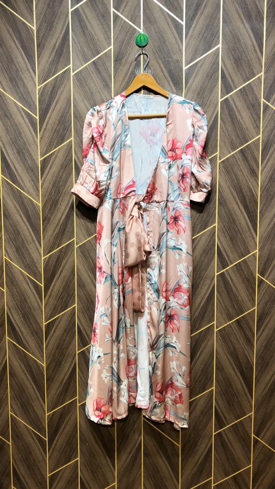 Western Long Maxi Silk Small | Size | Chest 17 | Length 47