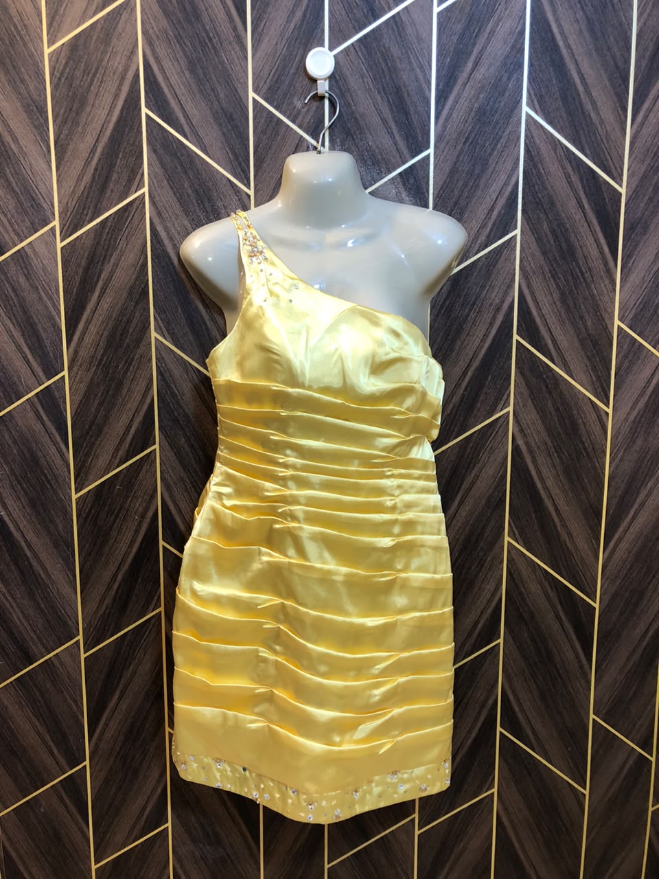 Mini Dress Silk Medium Size Chest 19 Length 37