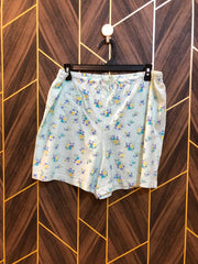 Women Mini Shorts Cotton Large to X Large | Size Waist 34–36