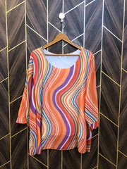 Western Top Chiffon – 2XL Size (Chest: 24, Length: 29 )
