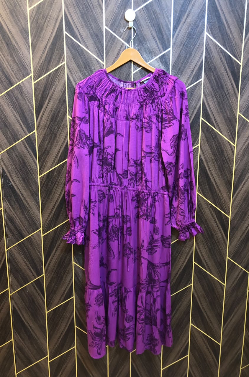 Western Long Maxi Linen Large | Size | Chest 20 | Length 47