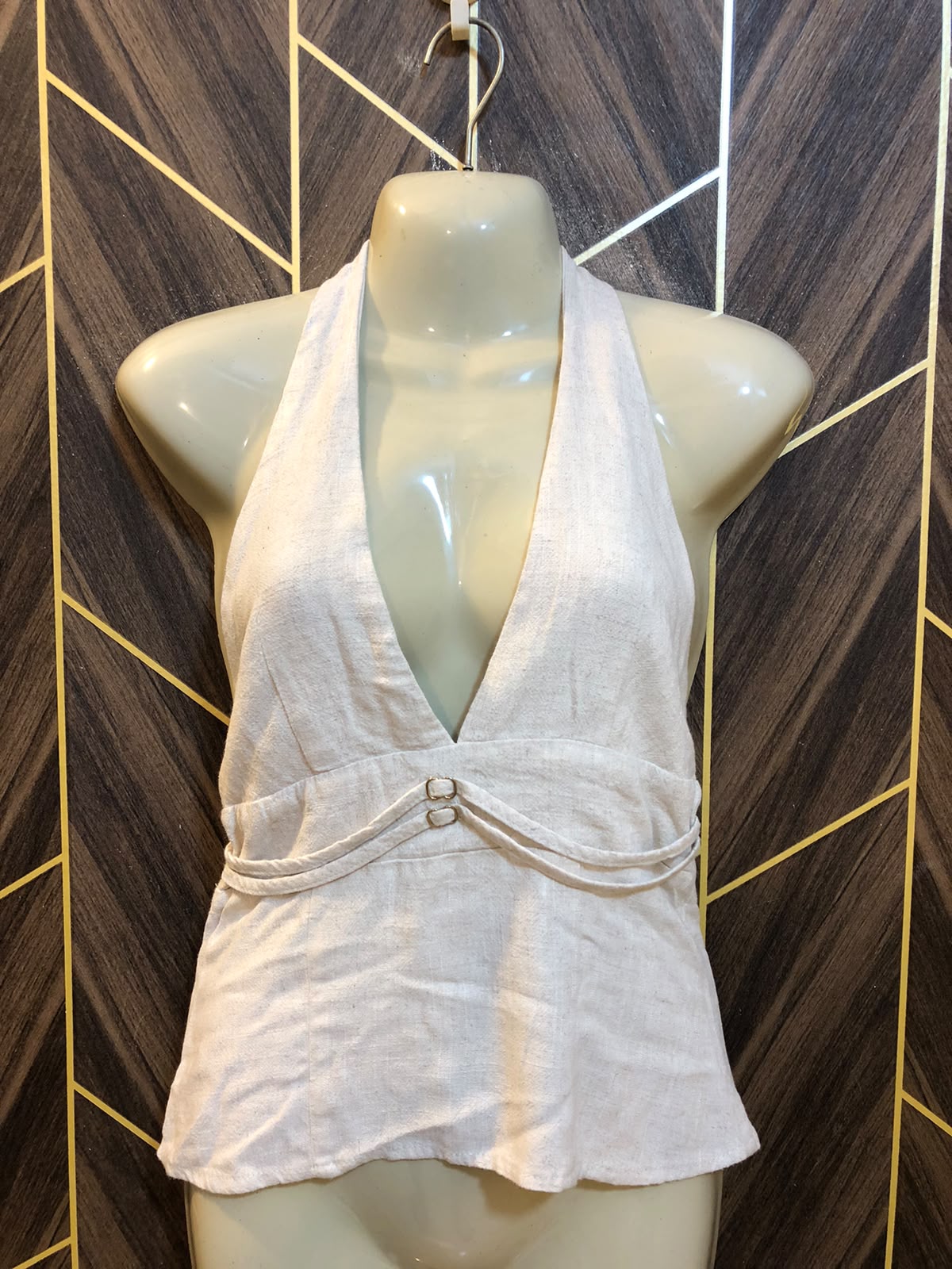 Trendy Linen CropTop Size Medium