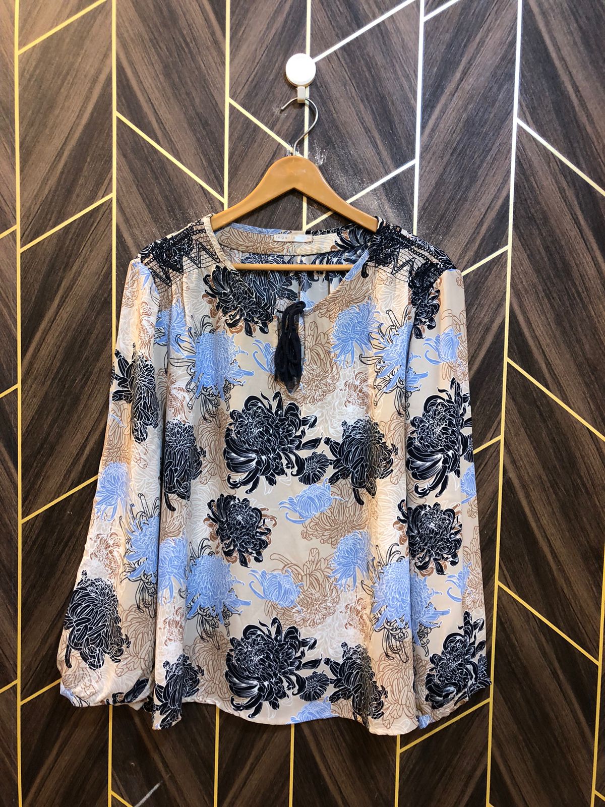Western Top Chiffon – 1XL Size (Chest: 23, Length: 26  )