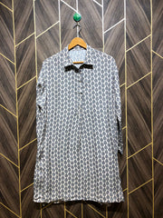 Women Long Shirt Linen X Large | Chest 21 | Length 36