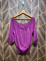 Trendy Chiffon  see through  CropTop Size X Large