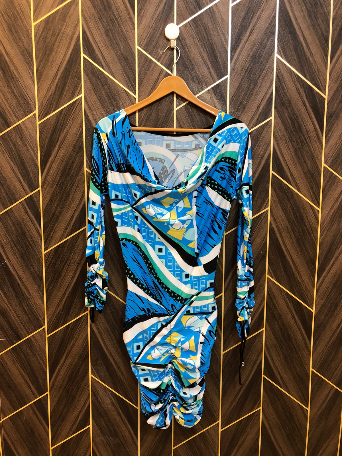 Mini Dress Jersey Small Size Chest 18 Length 38
