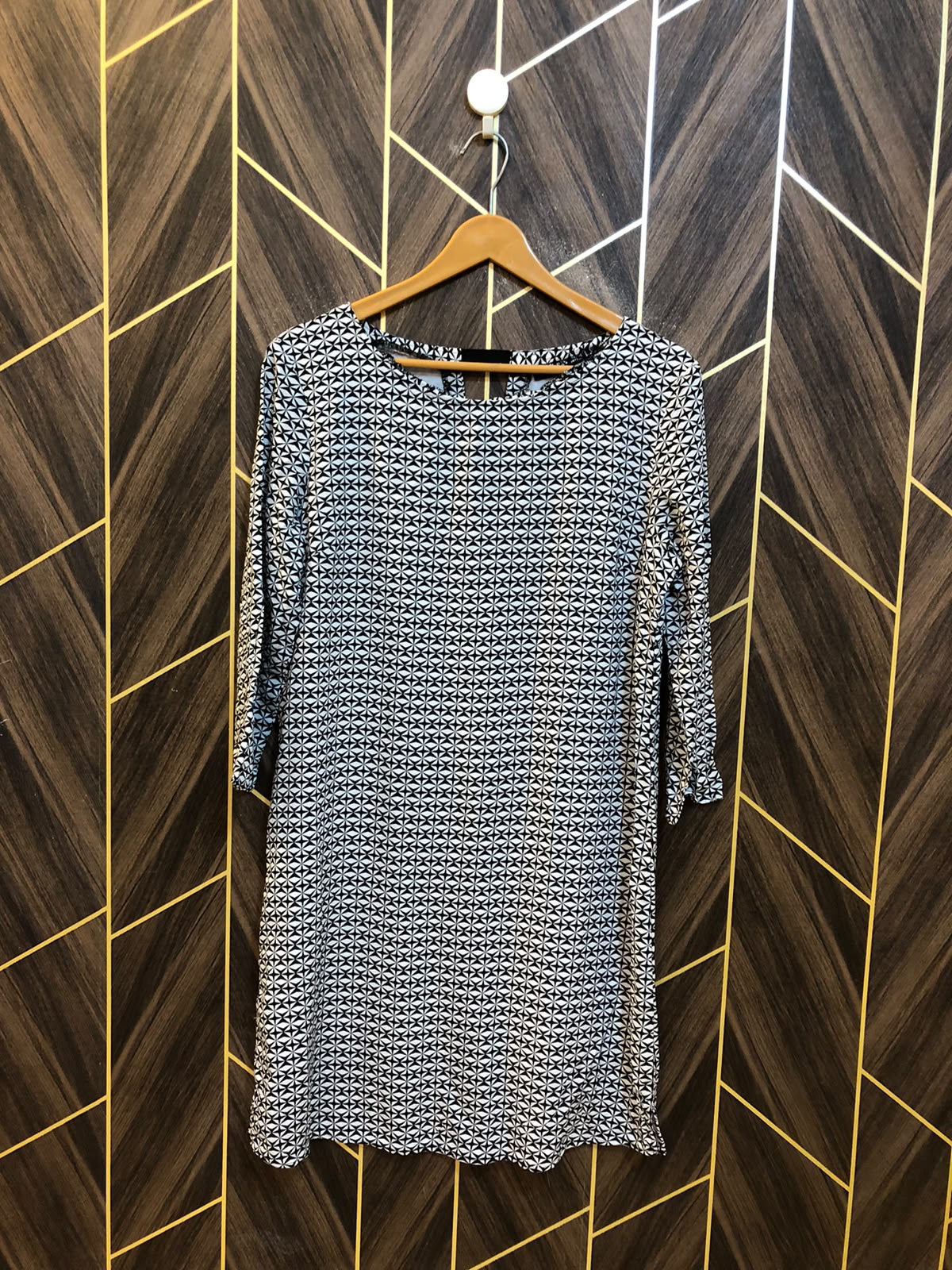 Women Long Shirt Linen Medium | Chest 19 | Length 36