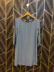 Women Long Shirt Linen Medium | Chest 19 | Length 36