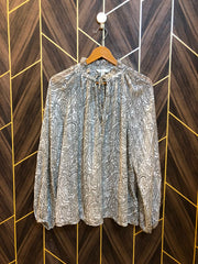 Western Top Chiffon (See Through) – Medium Size (Chest: 19, Length: 26  )