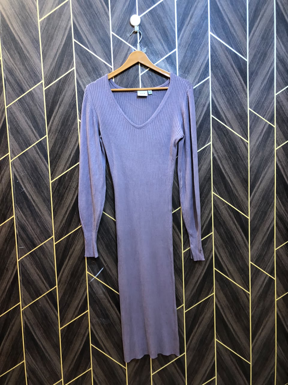 Bodycon Dress Jersey Small | Size | Chest 18 | Length 47