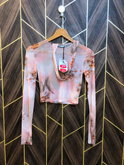 Trendy Net  CropTop Size X Small