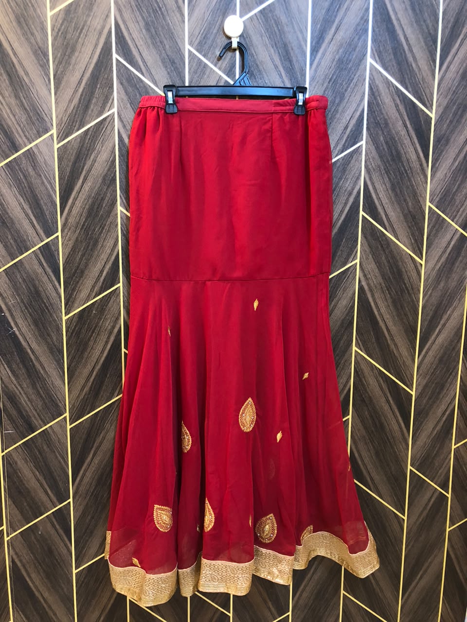 Women Skirts Chiffon Large | Size Waist 34 | Length 42