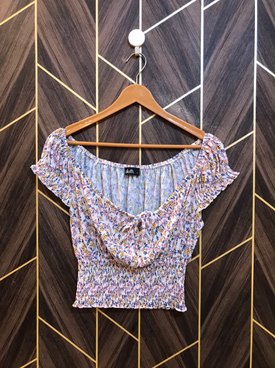 Trendy Linen CropTop Size Small