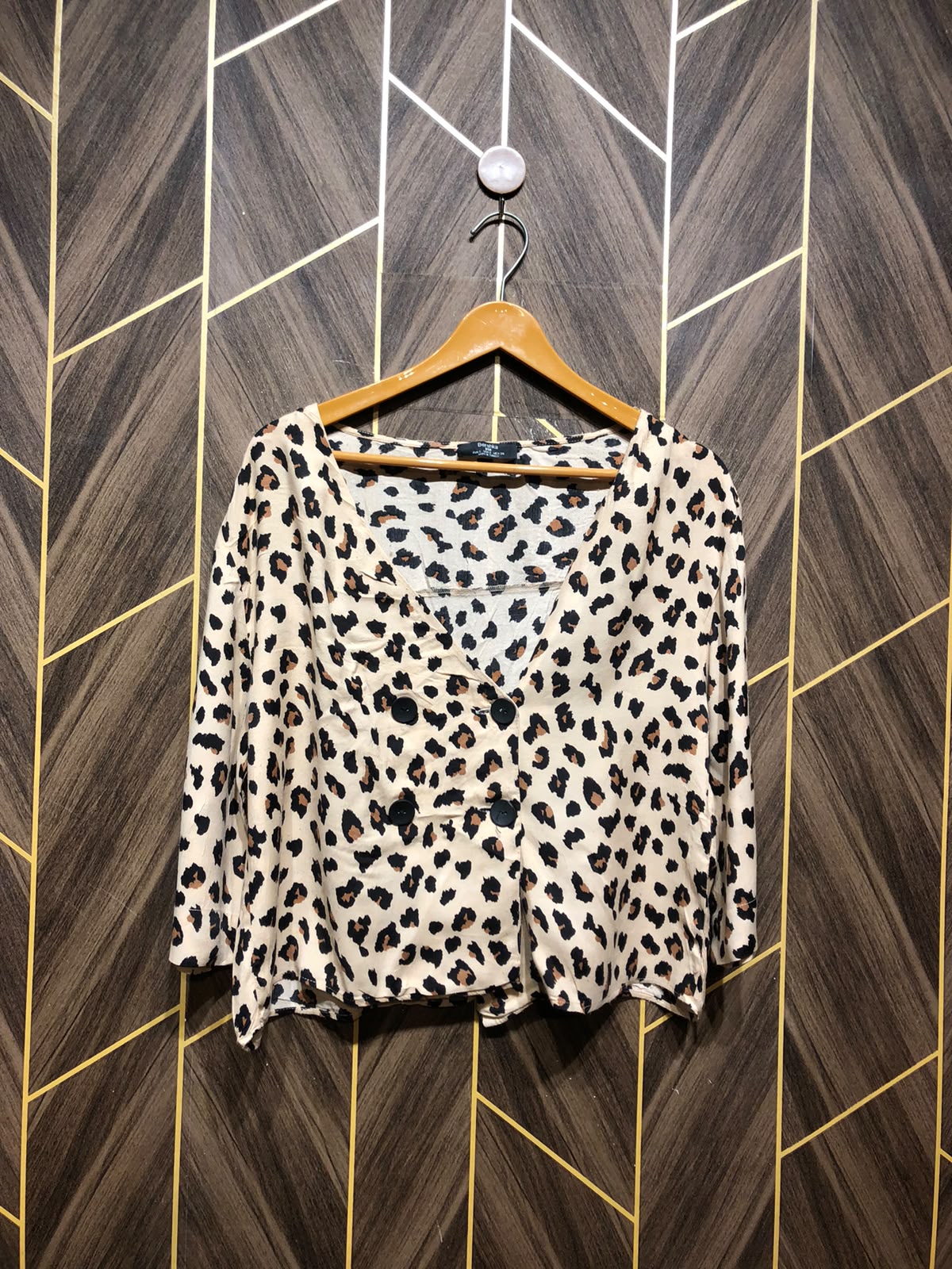 Trendy Linen CropTop Size Large