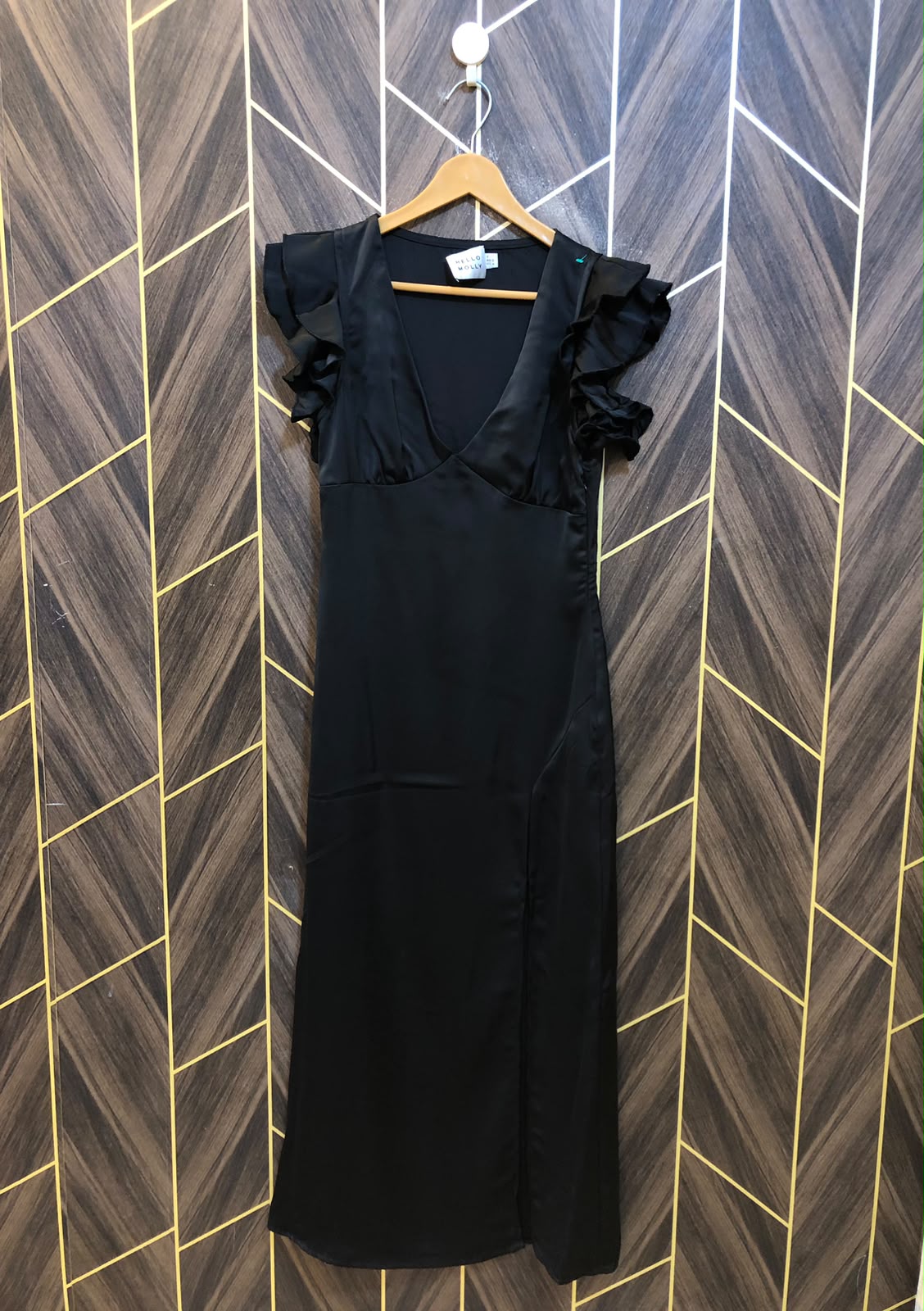 Western Long Maxi straight dress Silk X Small | Size | Chest 17 | Length 51