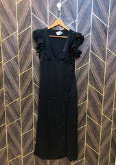 Western Long Maxi straight dress Silk X Small | Size | Chest 17 | Length 51